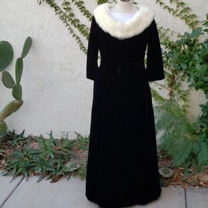 Elegant Black Velvet dress
